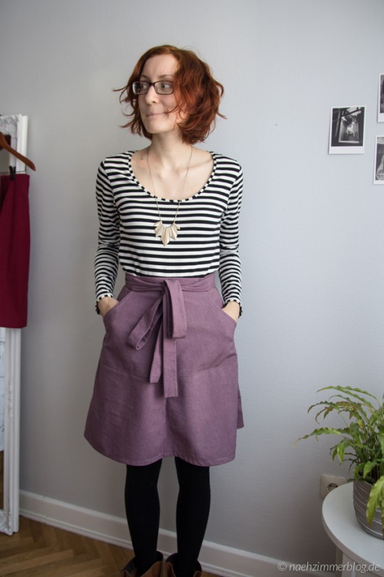 Purple Miette skirt | naehzimmerblog.de